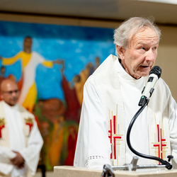 Weihe Altarbild AKH / Erzdiözese Wien/ Schönlaub, Stephan Schönlaub