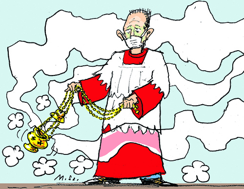 Zeichnung Thuriferar