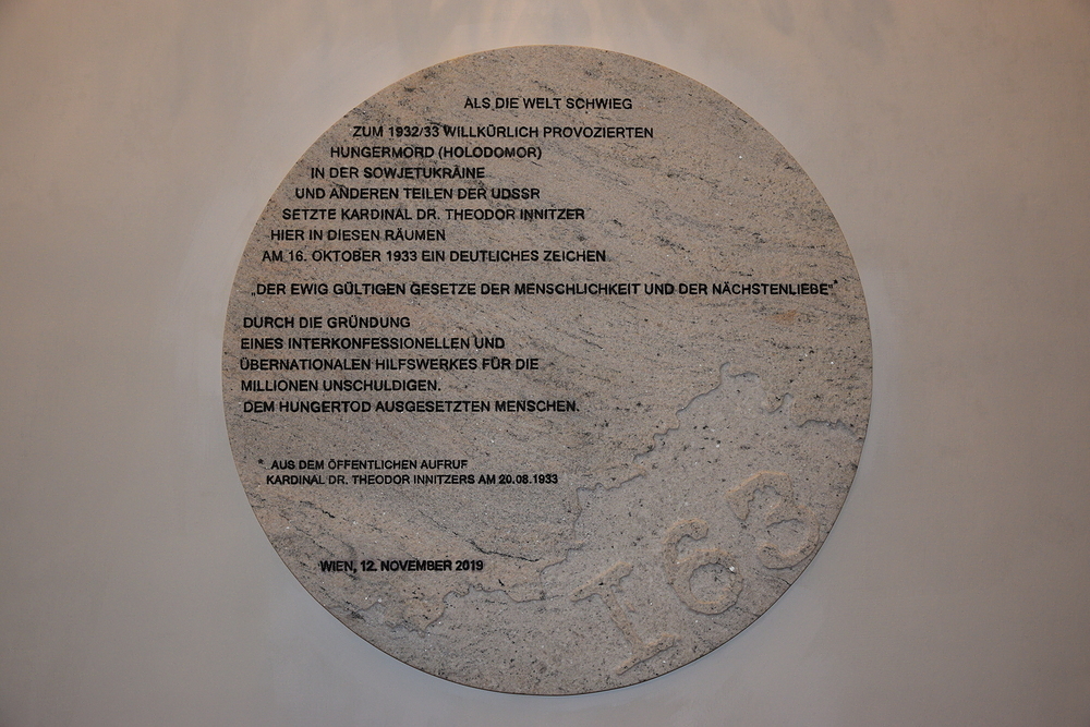 Gedenktafel an den Holodomor